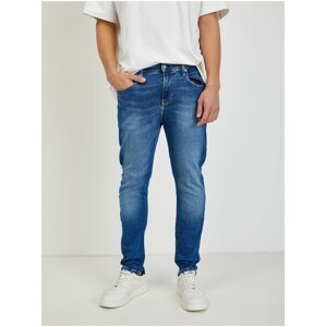 Skinny fit pre mužov Calvin Klein Jeans - modrá