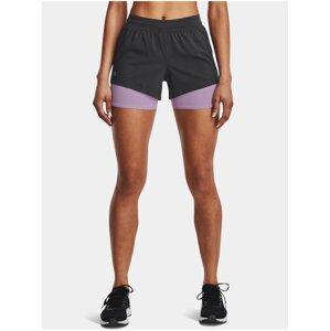 Šortky Under Armour UA Iso-Chill Run 2N1 Short-GRY