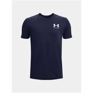 Tričko Under Armour UA SPORTSTYLE LEFT CHEST SS-NVY