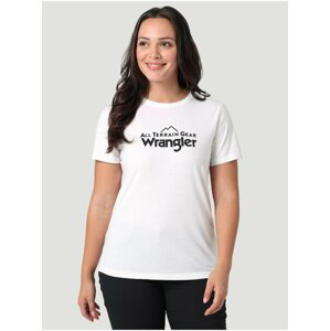 Biele dámske tričko Wrangler