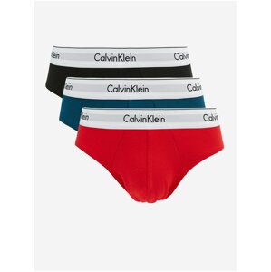 Slipy pre mužov Calvin Klein Underwear - čierna, modrá, červená