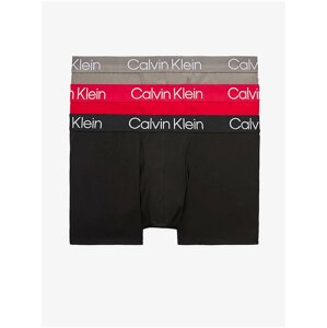 Boxerky pre mužov Calvin Klein Underwear - čierna, červená, sivá