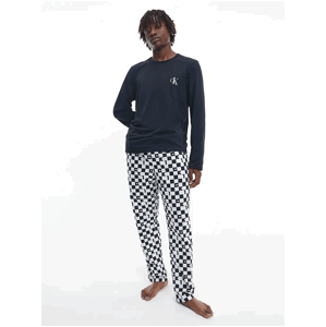Pyžamá pre mužov Calvin Klein - čierna, biela
