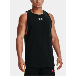 Čierne pánske tielko Under Armour UA BASELINE COTTON TANK