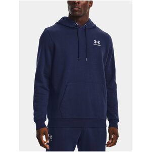 Tmavomodrá pánska mikina Under Armour UA Essential Fleece Hoodie