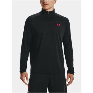 Čierne pánske tričko Under Armour UA Tech 2.0 1/2 Zip