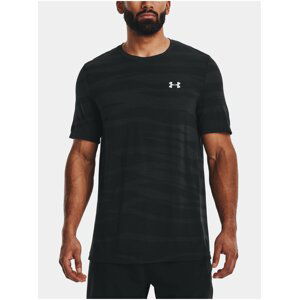 Čierne pánske tričko Under Armour UA Seamless Wave SS