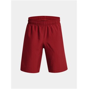 Červené chlapčenské šortky Under Armour UA Woven Graphic Shorts