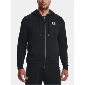 Čierna mikina Under Armour UA Essential Fleece FZ Hood