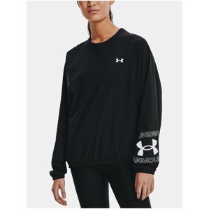 Čierna dámska mikina Under Armour Woven Graphic Crew