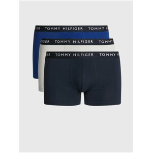 Boxerky pre mužov Tommy Hilfiger Underwear - tmavomodrá, modrá, biela