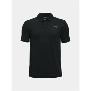 Čierna chlapčenská polokošeľa Under Armour