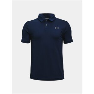 Tmavomodrá chlapčenská polokošeľa Under Armour