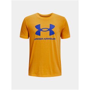 Žlté chlapčenské športové tričko Under Armour Sport Style