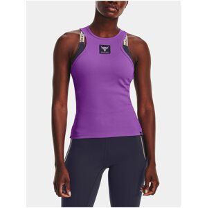 Fialové tielko Under Armour Pjt Rock Rib Tank