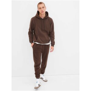 Hnedé pánske tepláky GAP vintage soft joggers