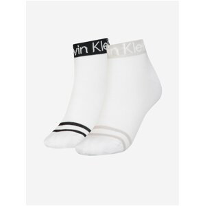 Ponožky pre ženy Calvin Klein - biela, čierna