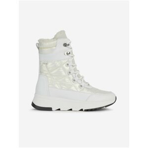 Zimná obuv pre ženy Geox - biela, krémová