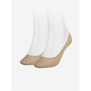 Ponožky pre ženy Tommy Hilfiger - béžová