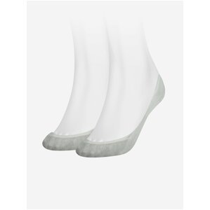 Ponožky pre ženy Tommy Hilfiger - svetlosivá