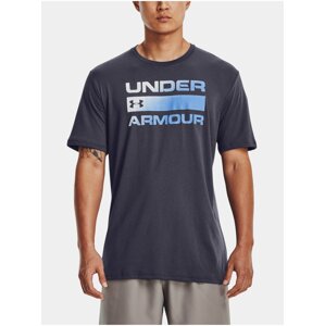 Šedé pánske tričko Under Armour UA TEAM ISSUE WORDMARK SS