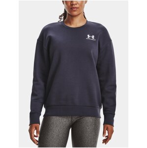 Šedá dámska mikina Under Armour Essential Fleece Crew