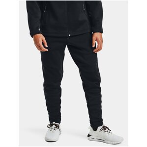 Čierne pánske športové tepláky Under Armour UA Essential Swacket Pant