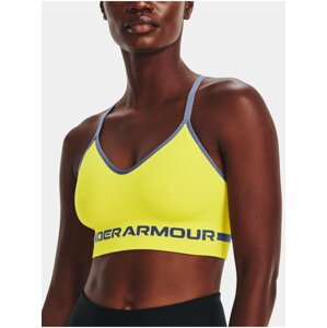 Žltá športová podprsenka Under Armour UA Seamless Low Long Bra