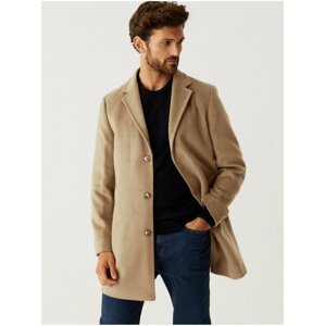 Kabáty pre mužov Marks & Spencer - hnedá