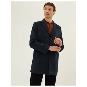 Kabáty pre mužov Marks & Spencer - tmavomodrá