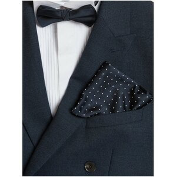 Kravaty, motýliky pre mužov Marks & Spencer - tmavomodrá, biela