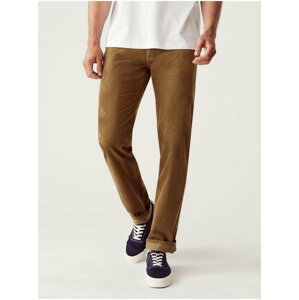 Voľnočasové nohavice pre mužov Marks & Spencer - hnedá