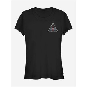 Čierne dámske tričko Netflix Force Badge