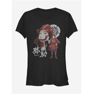 Čierne dámske tričko Netflix Red Samurai