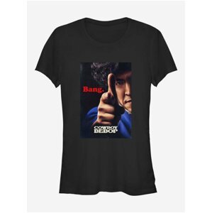 Čierne dámske tričko Netflix Spike Bang Poster ZOOT. FAN