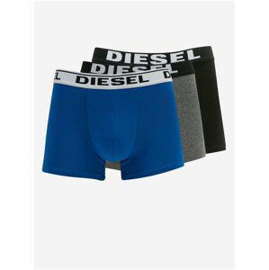 Boxerky pre mužov Diesel - čierna, sivá, modrá