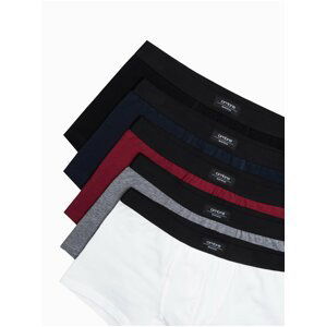 Boxerky pre mužov Ombre Clothing - biela, sivá, vínová, tmavomodrá, čierna