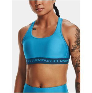 Modrá dámska športová podprsenka Under Armour UA Crossback Mid Bra