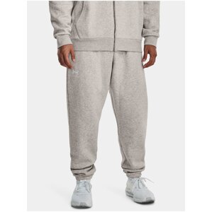 Šedé pánske melírované tepláky Under Armour UA Essential Fleece Jogger