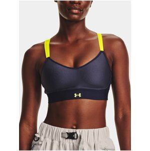 Tmavošedá dámska športová podprsenka Under Armour Infinity Low Strappy