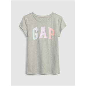 Svetlošedé dievčenské tričko GAP