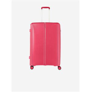 Ružový cestovný kufor Travelite Vaka 4w L