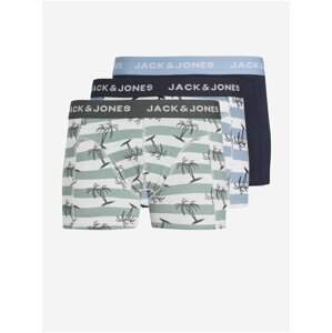 Jack & Jones - biela, tmavomodrá