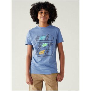Modré chlapčenské tričko Marks & Spencer