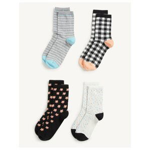 Ponožky pre ženy Marks & Spencer - sivá, čierna, oranžová, svetlomodrá, biela