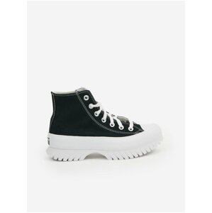 Čierne členkové tenisky na platforme Converse Chuck Taylor All Star Lugged 2.0