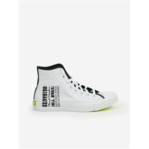 Biele pánske členkové tenisky Converse Chuck Taylor All Star Archival Logos