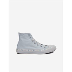 Svetlomodré dámske členkové tenisky Converse Chuck Taylor All Star Marbled