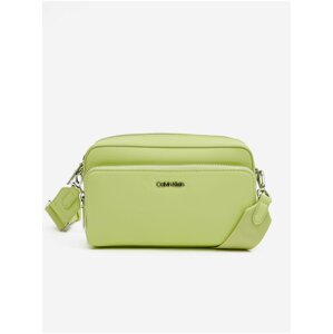 Svetlo zelená dámska crossbody kabelka Calvin Klein Must Camera Bag