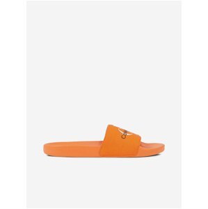 Sandále, papuče pre mužov Calvin Klein Jeans - oranžová